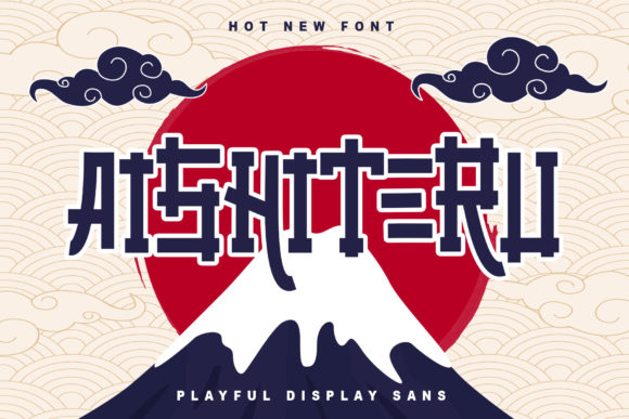 Aisiteru: A Japanese-Inspired Display Font That Elevates Editorial Design