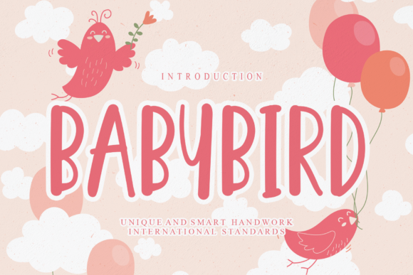 Babybird: A Playful Display Font for Bold Marketing Designs