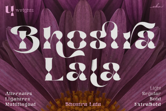 Bhostra Lala: A Whimsical Display Font That Elevates Campaign Visuals