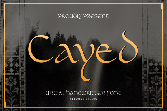 Cayed: A Retro Display Font for Modern Editorial Design