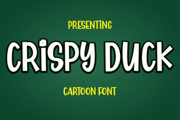 Crispy Duck: A Playful Display Font for Digital Branding and Web Design