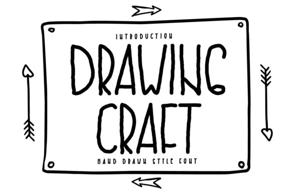 Drawing Craft: A Playful Display Font for Web Designers