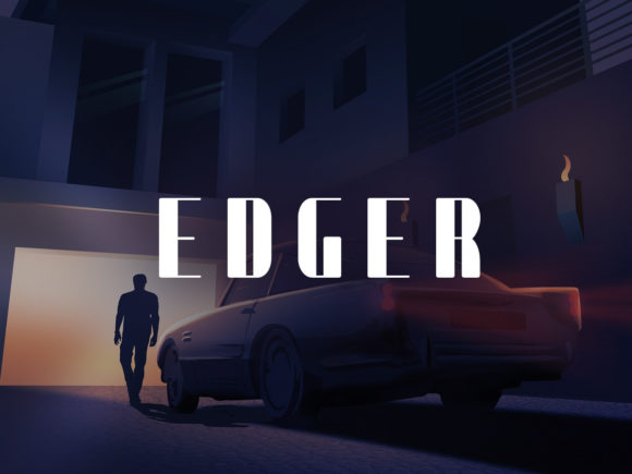 Edger: A Bold Display Font for Modern Editorial Design