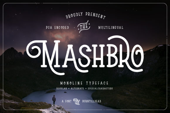 Elegant Branding with the Mashbro Display Font