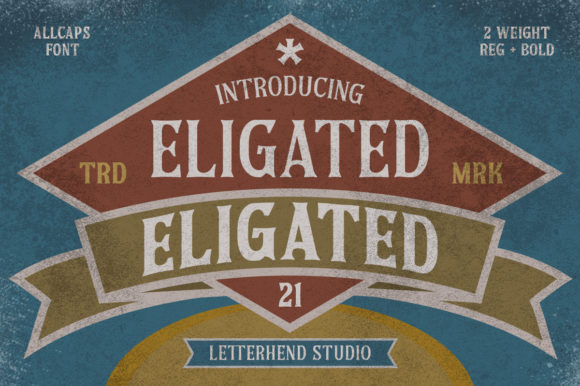Eligated: A Bold Display Font for Impactful Marketing Visuals