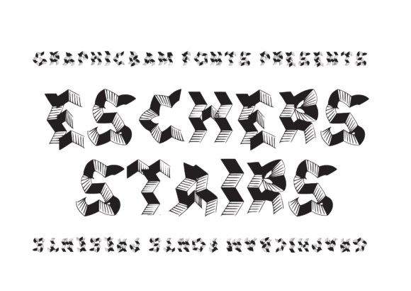 Escher’s Stairs: A Bold Display Font for Creative Branding Projects