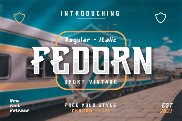 Fedorn: A Vintage Display Font for Bold Editorial Statements