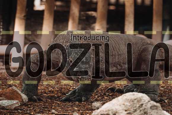 Godzilla: A Bold Display Font for Editorial Impact