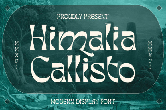 Himalia Callisto: A Whimsical Display Font for Makers and Creative Sellers