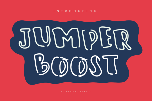 Jumper Boost: A Playful Display Font for Web Design and Digital Brands