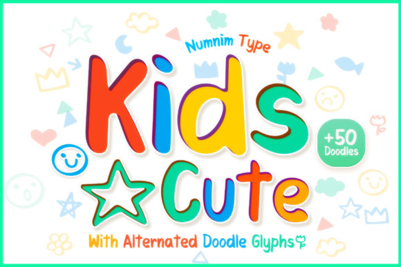 Kids Cute: A Joyful Display Font for Playful Editorial Designs