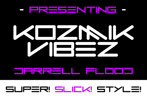 Kozmik Vibez: A Bold Display Font for Sci-Fi and Adventure Branding