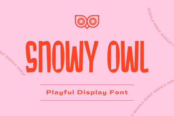 Snowy Owl: A Joyful Display Font for Editorial Design