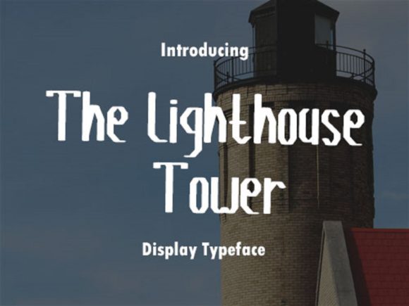The Lighthouse Tower: A Robotic Display Font for Modern Web Design