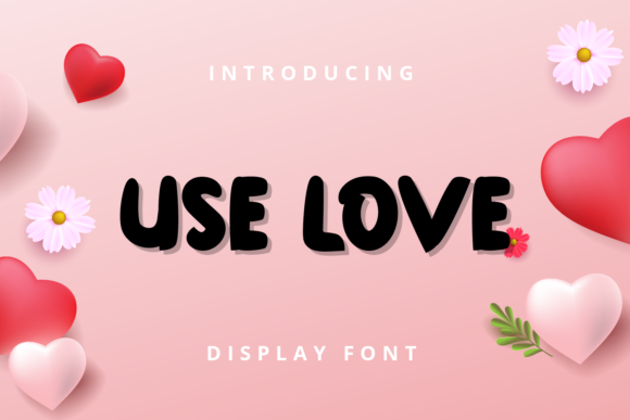 Use Love: A Daring Display Font for Bold Brand Campaigns