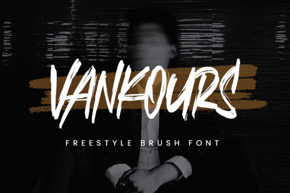 Vankours: A Modern Display Font with Brushstroke Personality