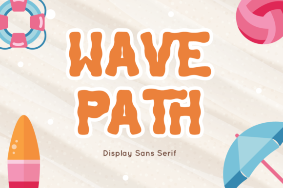 Wave Path: A Bold Display Font for Dynamic Editorial Design