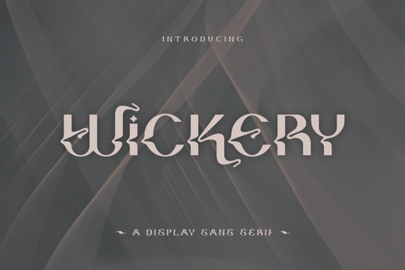 Wickery: The Display Font That Elevates Modern Marketing Design