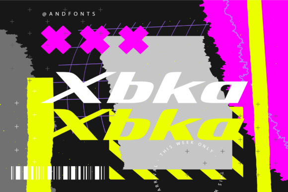 Xbka: A Designer’s Take on This Bold Display Font